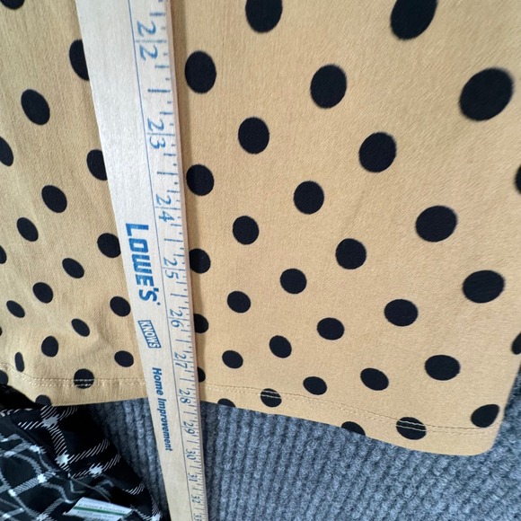 Lot of 2 Kim Rogers Womens L Skirt Polka Dot Plaid Career Casual Office Workwear - Picture 6 of 9